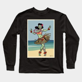 Hula zombie Long Sleeve T-Shirt